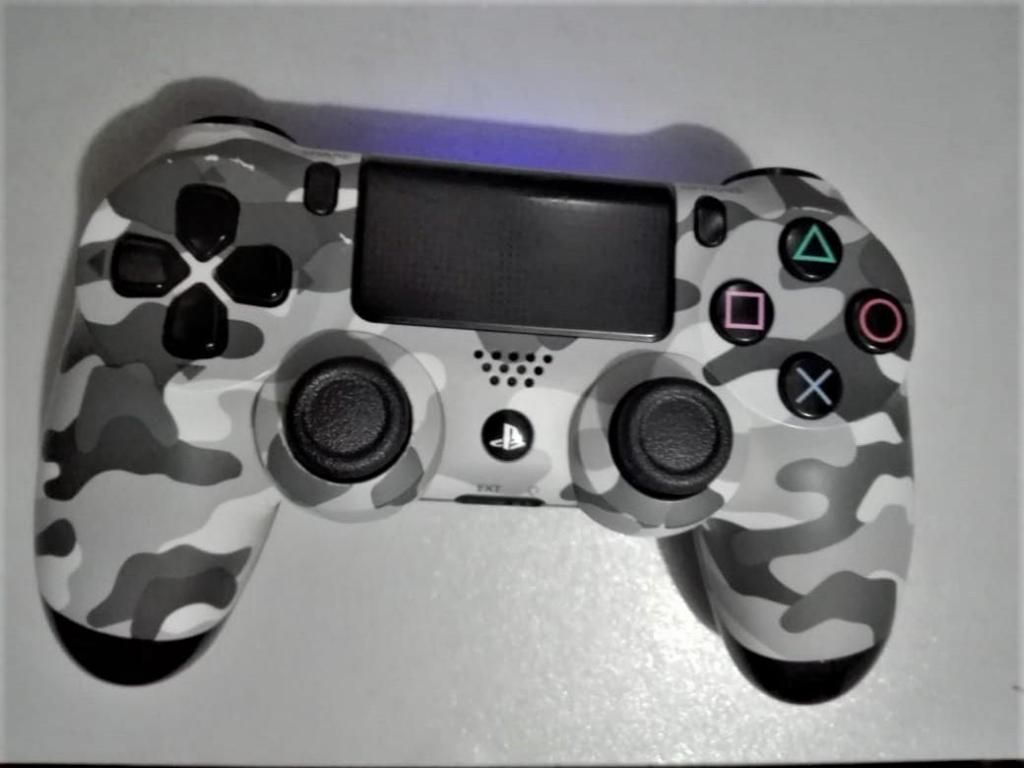 Mando camuflado Doble led ps4