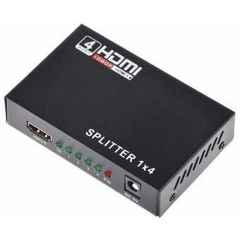 SPLITTER HDMI 1X4 SOPORTA P 3D AUDIO VIDEO 4 SALIDAS