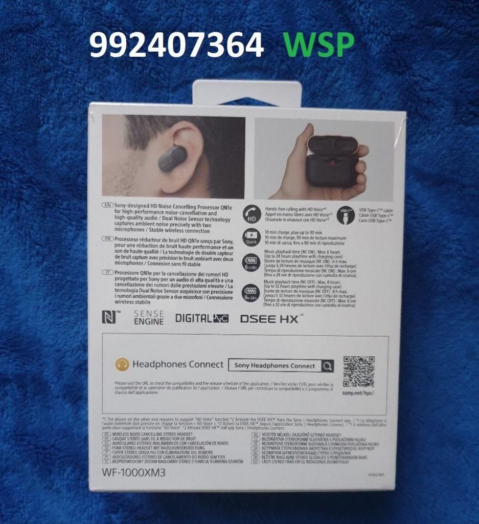 Sony Wf-xm3 Noise Canceling Stereo Headset