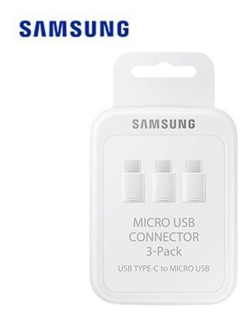 Adaptador Samsung Ee-gn930 Pack X 3 Usb Tipo C A Micro Usb