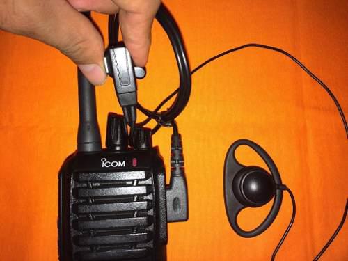 Audífono Auricular Radio Icom Icv80 F3003 Tipo D Nuevo
