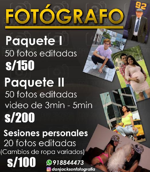 FOTOGRAFO (eventos, personal y marketing)