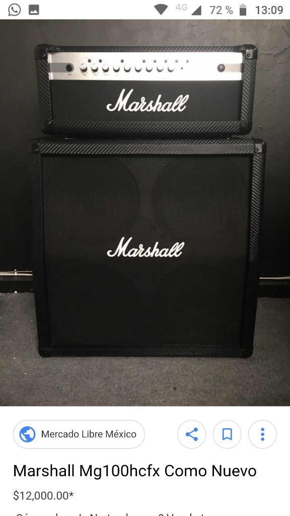 Marshall 100 Watts 4 X 12 Mghcfx