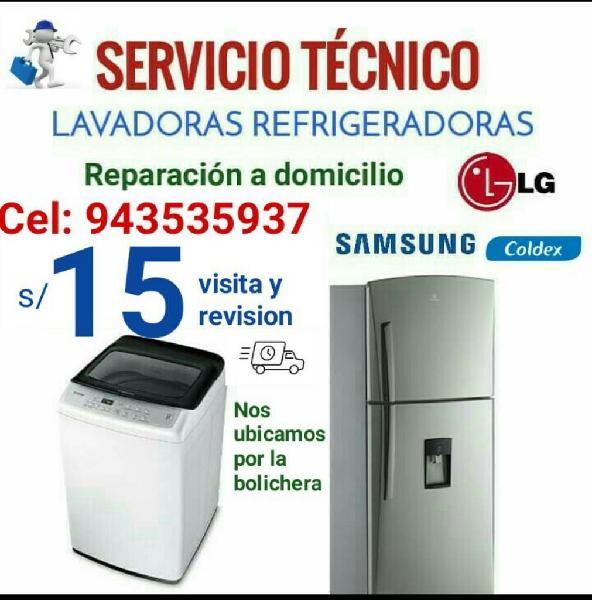 Servicio Tecnico Lavadora Refrigeradora