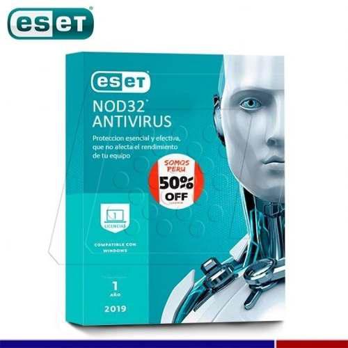 Antivirus Eset Nod32 Original, Edición 2019, 1pc, En Caja