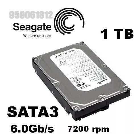 Disco Duro Hard Disk Seagate 1 Terabyte Sata6