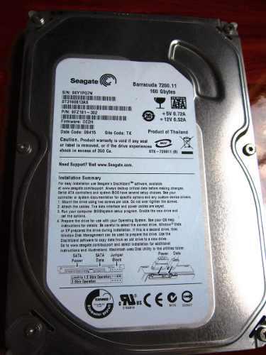 Disco Duro Seagate, Sansung,etc De 160 Gb Al 100 %