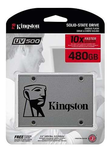 Kingston Uv500/480gb - Disco Duro Ssd - Negro