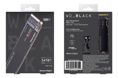 Ssd M.2 2280 Wd Black Sn750 500gb Pcie 3.0 X4