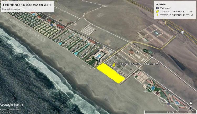 Terreno de 14 000 m² en Asia - Primera Fila Al Mar
