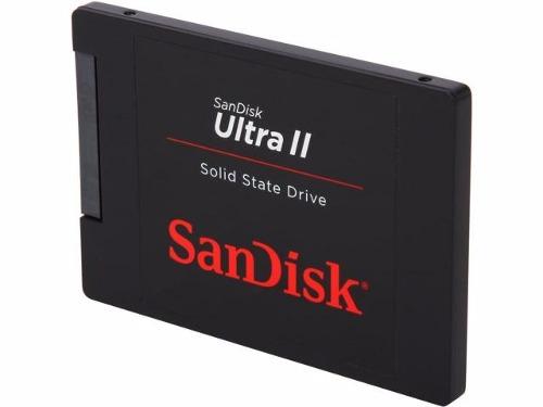 Unidad De Estado Solido Sandisk Ultra Ii Ssd, 480gb, Sata 6g