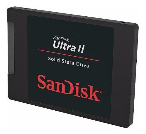 Unidad De Estado Solido Sandisk Ultra Ii Ssd, 960gb, Sata 6g