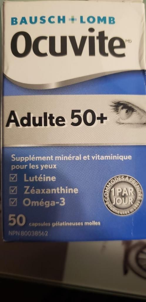 Ocuvite Adult 50 Vitaminas, Minerales Suplemento para los