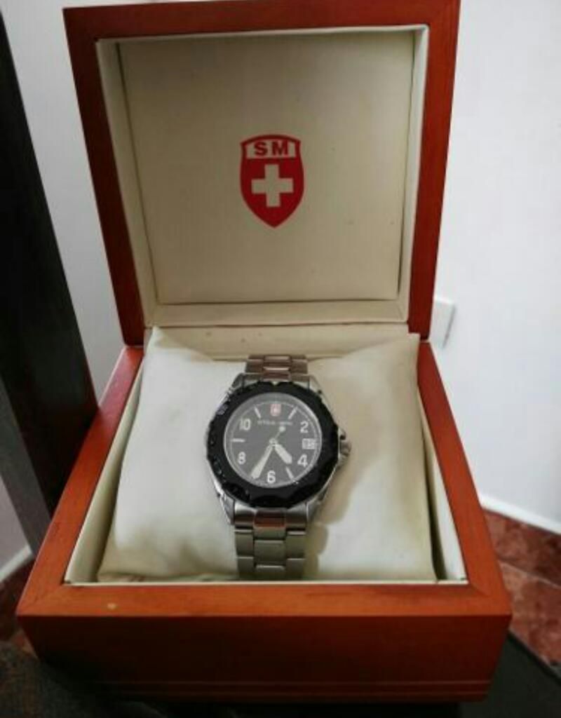 Reloj suizo acero inoxidable