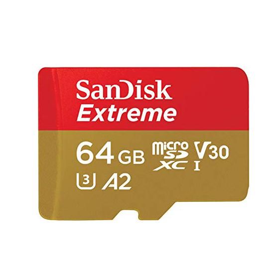 Memoria Gopro Micro Sd Extreme A2 64gb 4k 160mb Sandisk