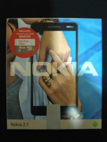 Nokia 2.1, 1gb Ram, 8gb, Bateria 4000mah