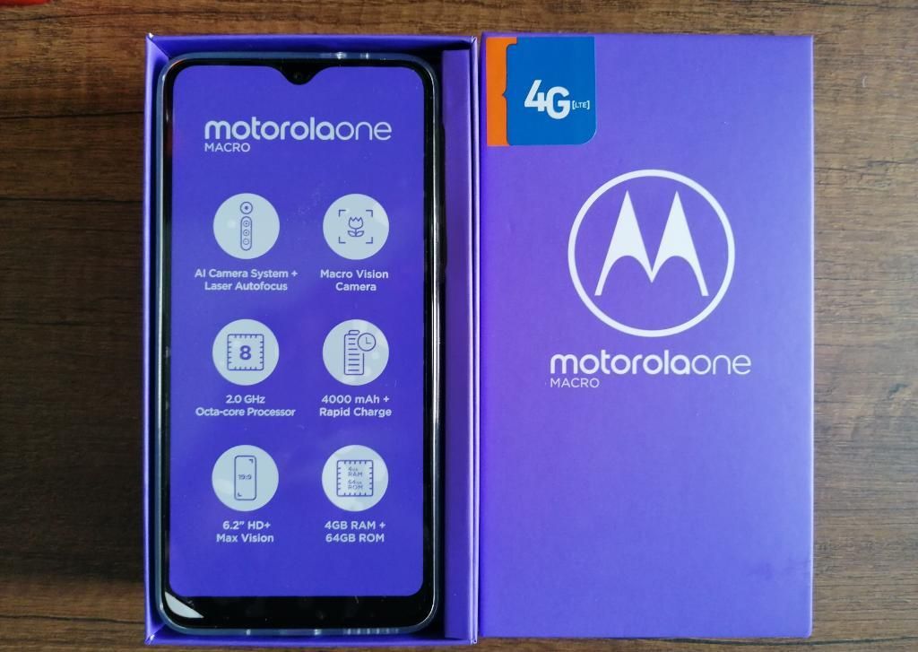 Vendo Nuevo Motorola One Macro