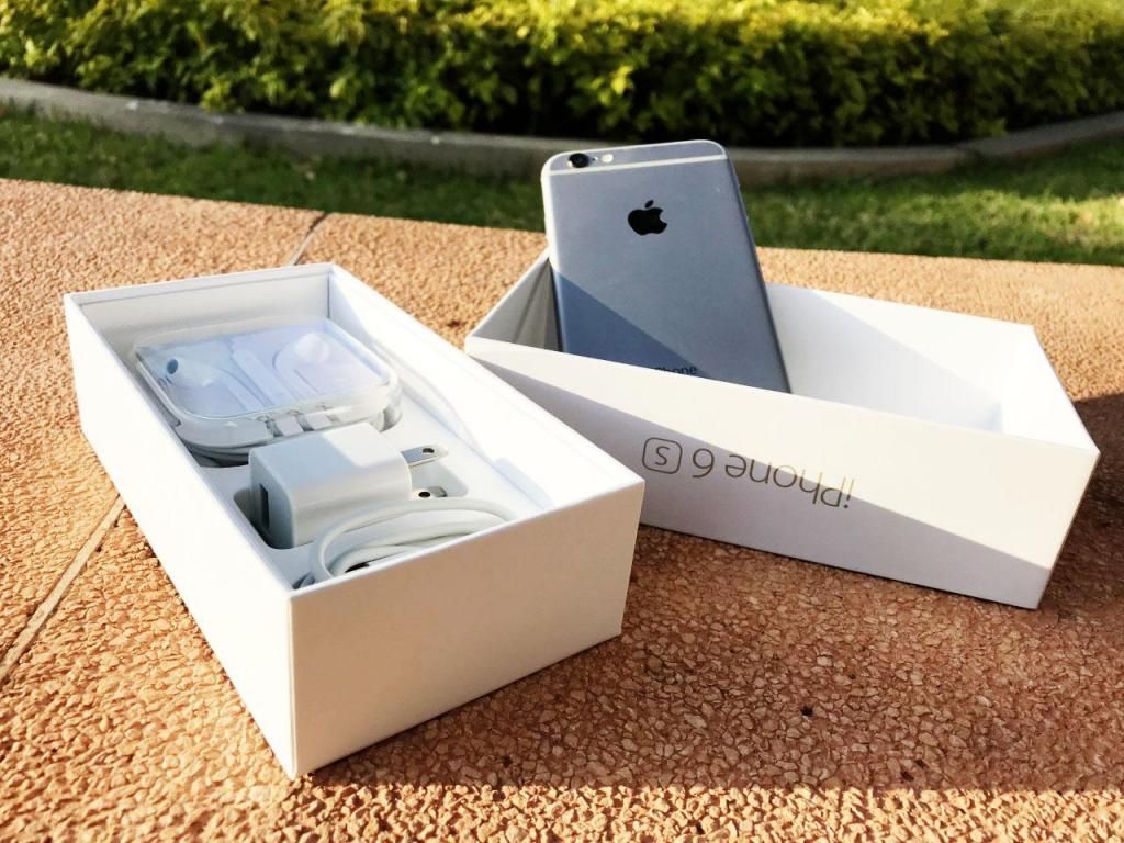 iPhone 6s 32gb seminuevo caja, accesorios, manuales,