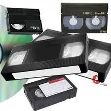 4 videos diferentes de VHS