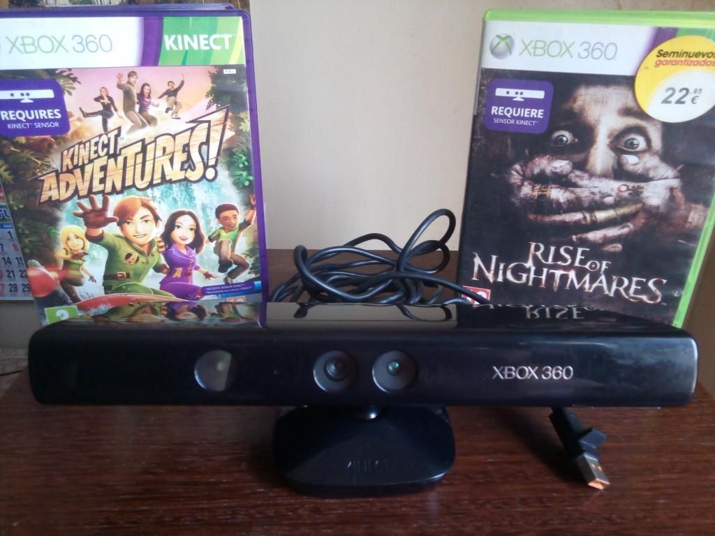 Cámara Kinect Y 2juegos Xbox360