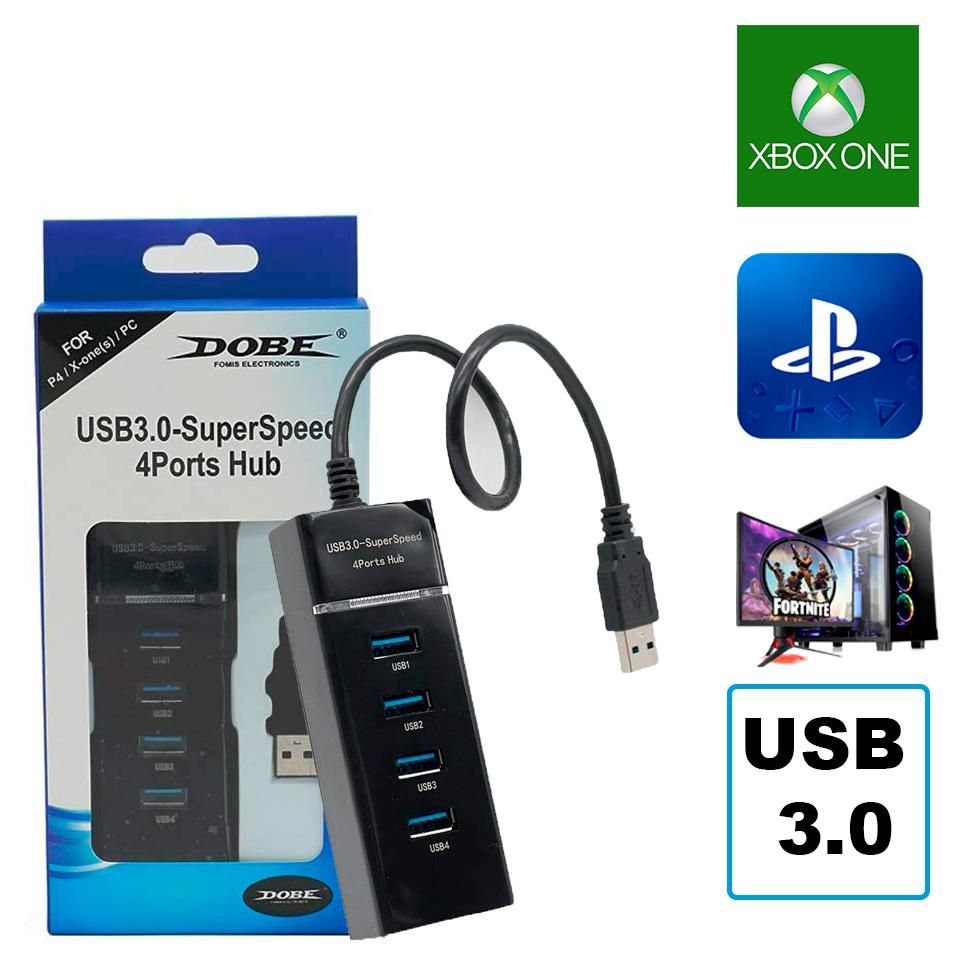 HUB USB 3.0 para XBOX ONE Y Playstation 4 PRO/SLIM/FAT