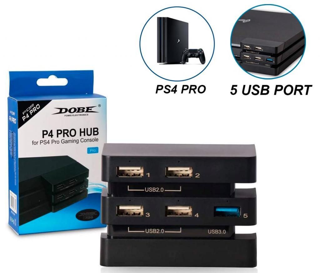 HUB usb para Playstation 4 PRO / Extension USB para PS4 PRO