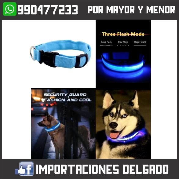 COLLAR MASCOTA LED