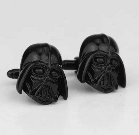 Gemelos Mancuernas Star Wars Darth Vader Negro Para Camisa