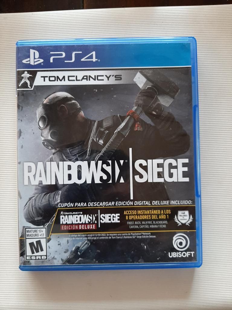 Tom Clancys Rainbowsix Siege Ps4 Nuevo