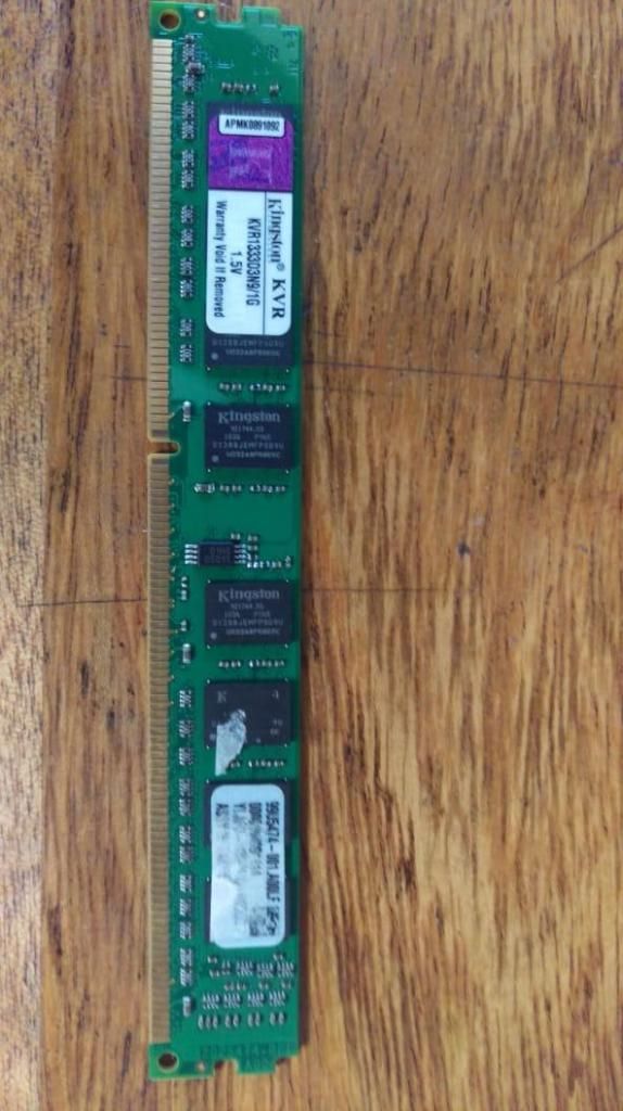 kingston Memoria DDR3 1GB BUS 