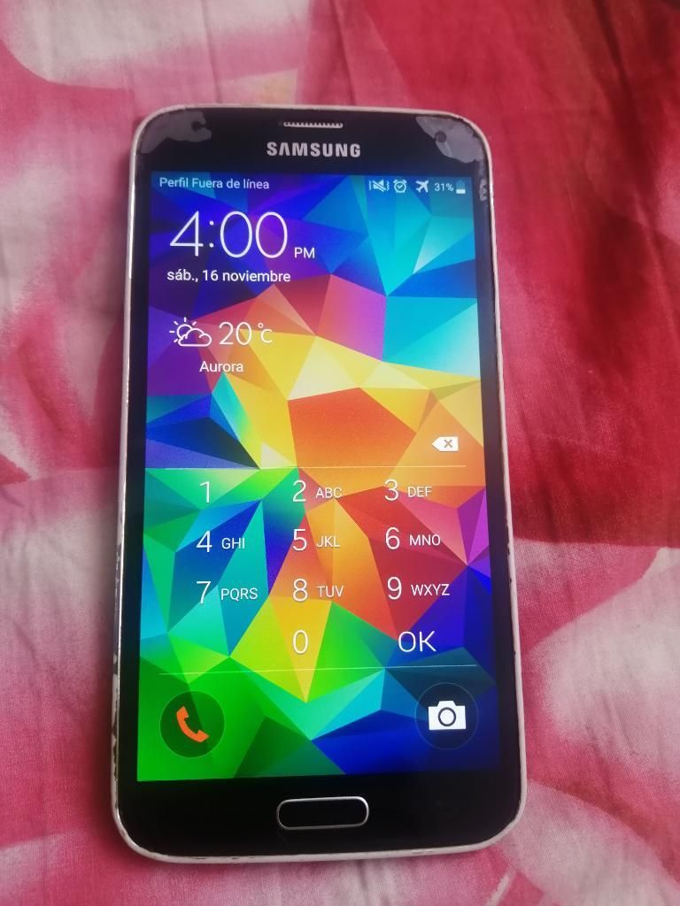Samsung Galaxy S5 con Detalles