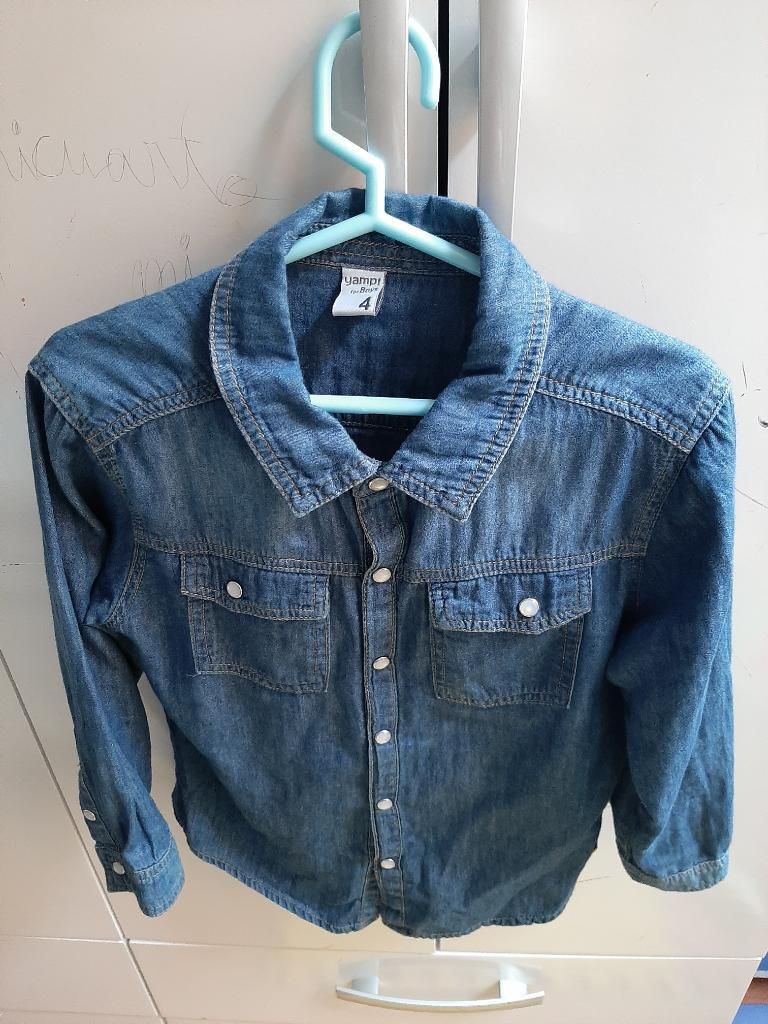 Vendo Camisa Jean Azul Marca Baby Yamp