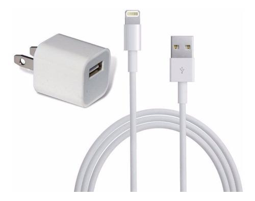 Cable Usb Lightning+cargador iPhone X/5/6/7/8 Apple Original
