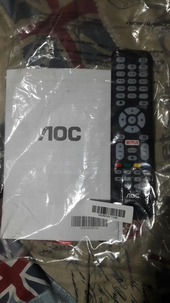 Control Remoto Original Aoc Smart Tv