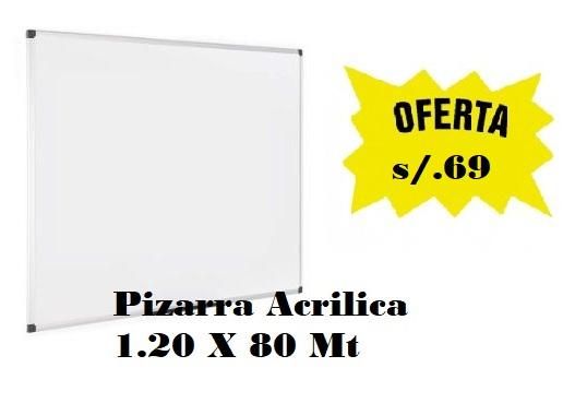Pizarra Acrilica 1.20 X 80 Mt