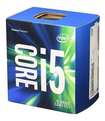Procesador Intel Core I5 6600 3.3ghz 6mb Con Cooler Y Caja