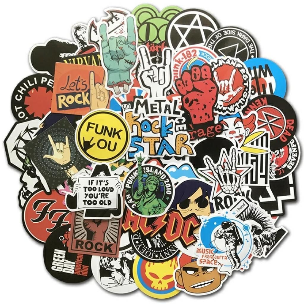 Stickers Mixtos Rock