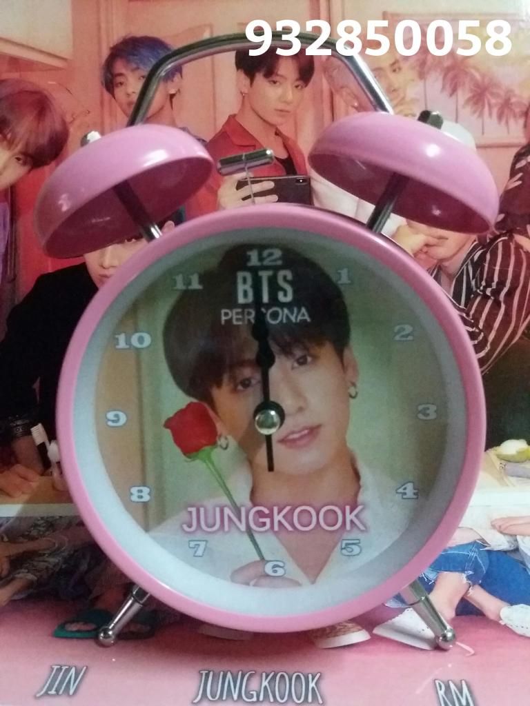 BTS Jungkook Reloj Despertador Estilo Vintage