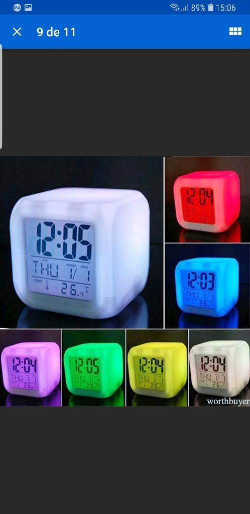 Reloj Despertador Led