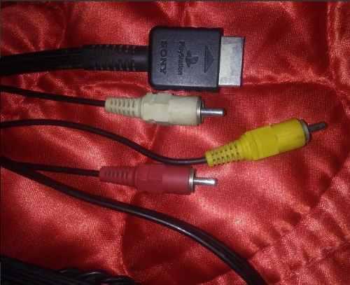 Cable Original De Ps2 Sony Para Conectar A Tv