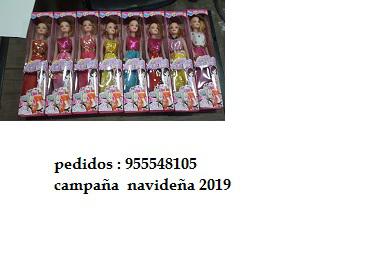 Muñecas barbie, carros, entre otros. donaciones 2019