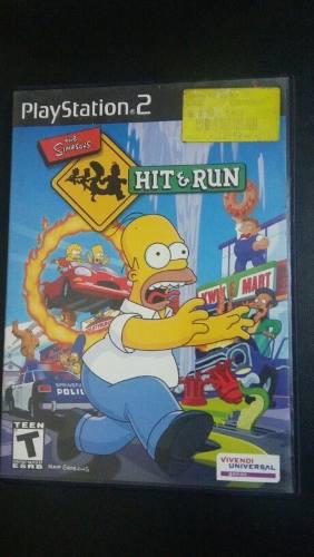 The Simpsons Hit And Run - Play Station 2 Ps2