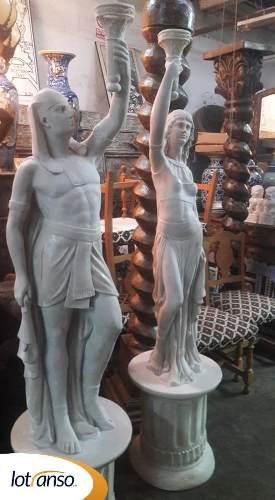 Esculturas Estatuas Egipcias Grandes De Fibra De Vidrio
