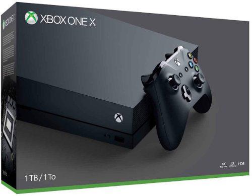 Consola Microsoft Xbox One X 1tb Black Negro Delivery