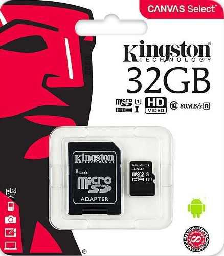 Memoria Kingston Micro Sd Canvas 32 Gb