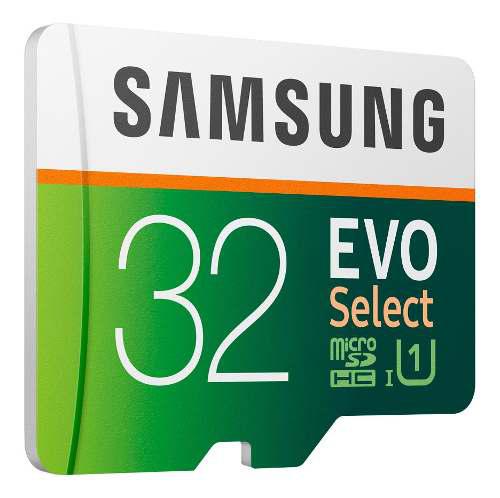 Memoria Microsd Samsung Evo Select 32gb Uhs-i U1