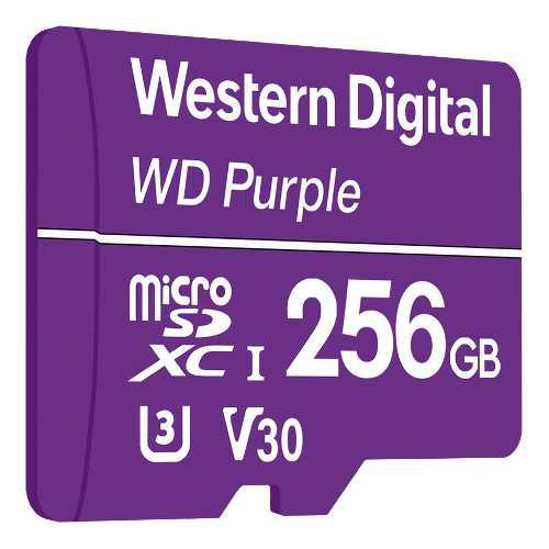 Memoria Microsd Wd Purple 256gb Uhs-i U3 V30
