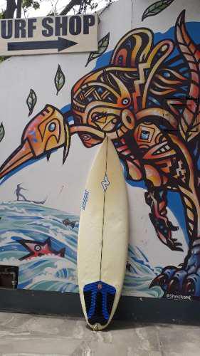 Tabla De Surf Americana 5.10 Con Deck, Quillas Fcs Y Pita