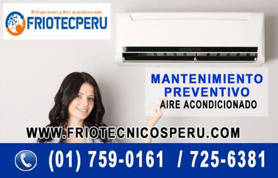 Garantia!! mantenimientos preventivos de aire acondicionado