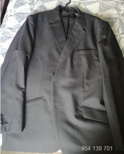 Terno Negro (Saco 44 Pantalón 38) Y Camisa